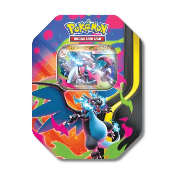 Mega Charizard X EX Tin - 4 Packs