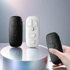 Bluetooth Wheeled Mobile Phone Remote Controller, Smartphone/Cellphone Accessory with Video Swipe, Zoom, Volume Controls & Smart Selfie Function for Android and iOS Phones/Pads