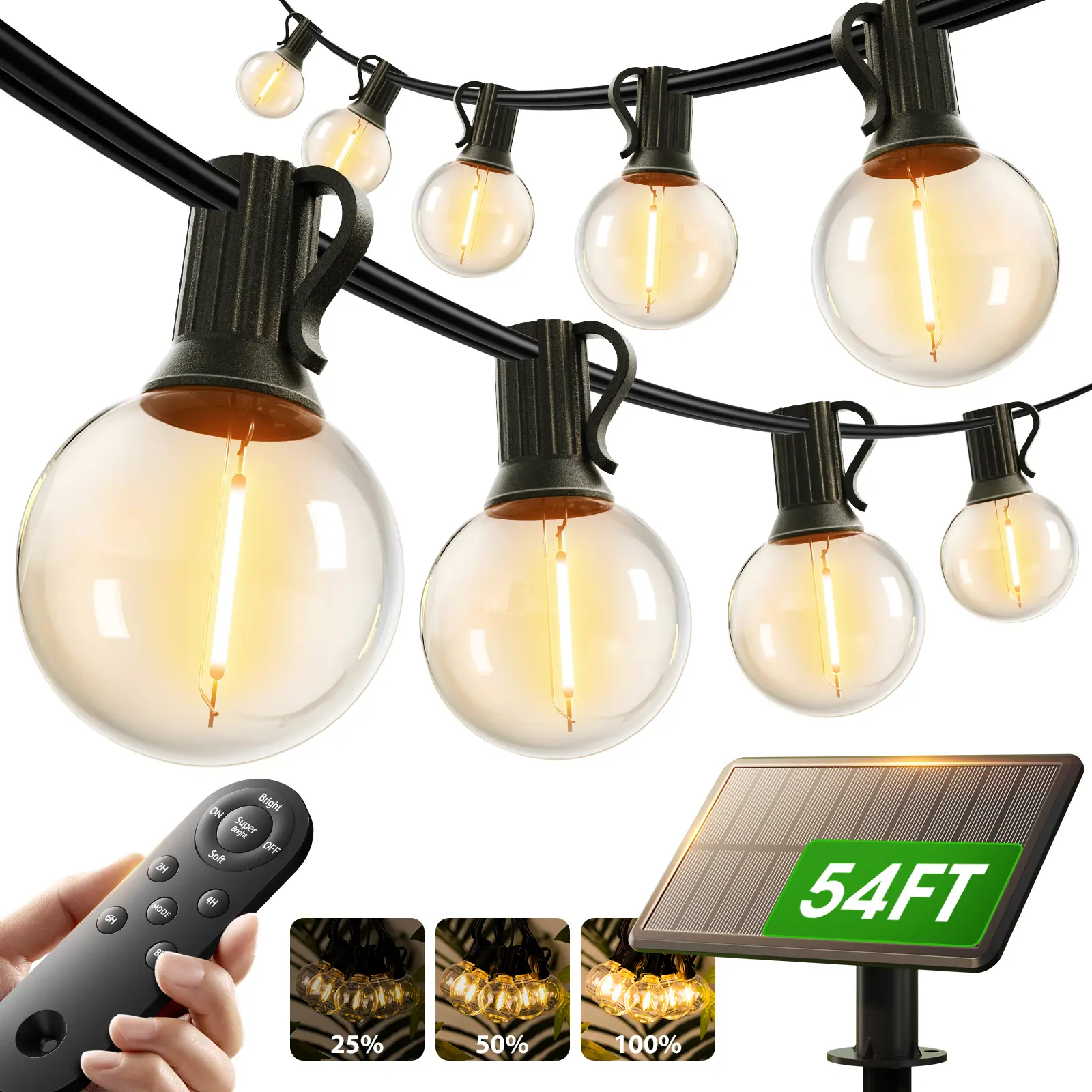54FT(48 + 6FT)+16 Bulbs