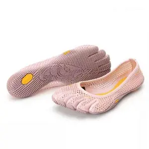 Mesh Split-Toe FiveFinger Barefoot Ballet Flats - Breathable, Comfortable Sports Footwear for Zumba, Dance (No Box)