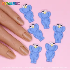 6 pcs KAWS Nail Designer Charms (Blue)