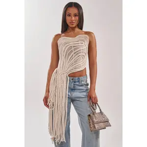 CUTTING YOU OFF MESH ROPE CORSET