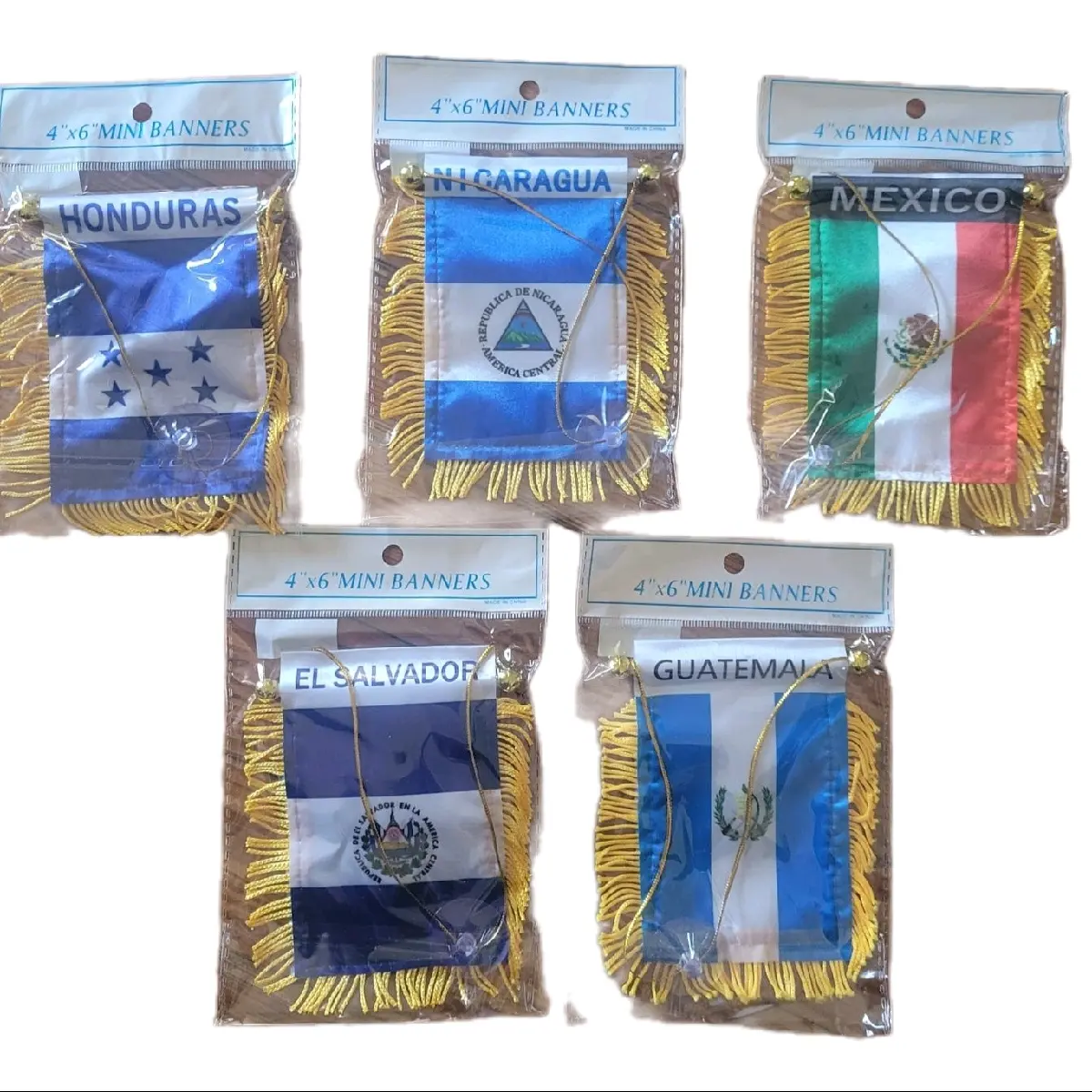 4"×6" Mini Flag Banner car 4"×6" Mini Flag Banner car