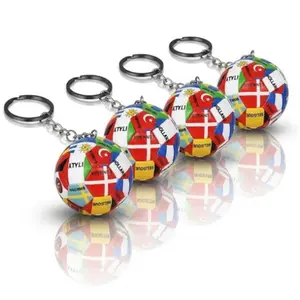 4PCS World Cup Soccer Keychain 2026 Football Ball Key Chain with National Flags,World Cup Soccer Gifts & Accessories for Men Sports Merchandise 2026 Backpack Charm Daily Use