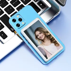 Magnetic Phone Vlog Selfie Monitor Screen, Selfie Monitor Screen with Screen Mirroring & Magnetic Clip Mount, Magnetic Phone Grip, Selfie Vlog Live Streaming Accessories, Stand