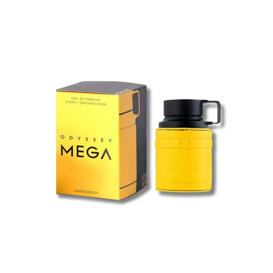 Armaf Odyssey Mega Limited Edition Eau De Parfum, Long Lasting Arab Perfume for Men with an Aromatic Citrusy Woody Scent, 2.02 fl oz, Aromatic Citrusy Fragrance, Scented Fragrance, Fragrance Scent Blend