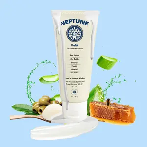 Neptune Tallow Moisturizing Sunscreen - Non Nano Zinc Oxide SPF 30 with Aloe Butter