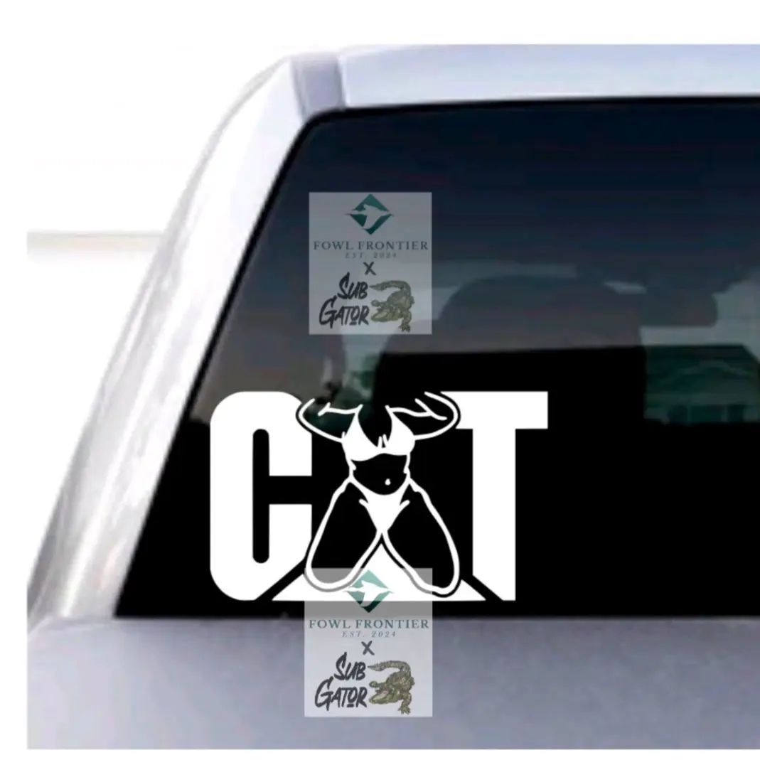 CAT Curvy Decal