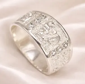 Anillo Alianza de la Suerte CZ Plata 925 - Varias Medidas