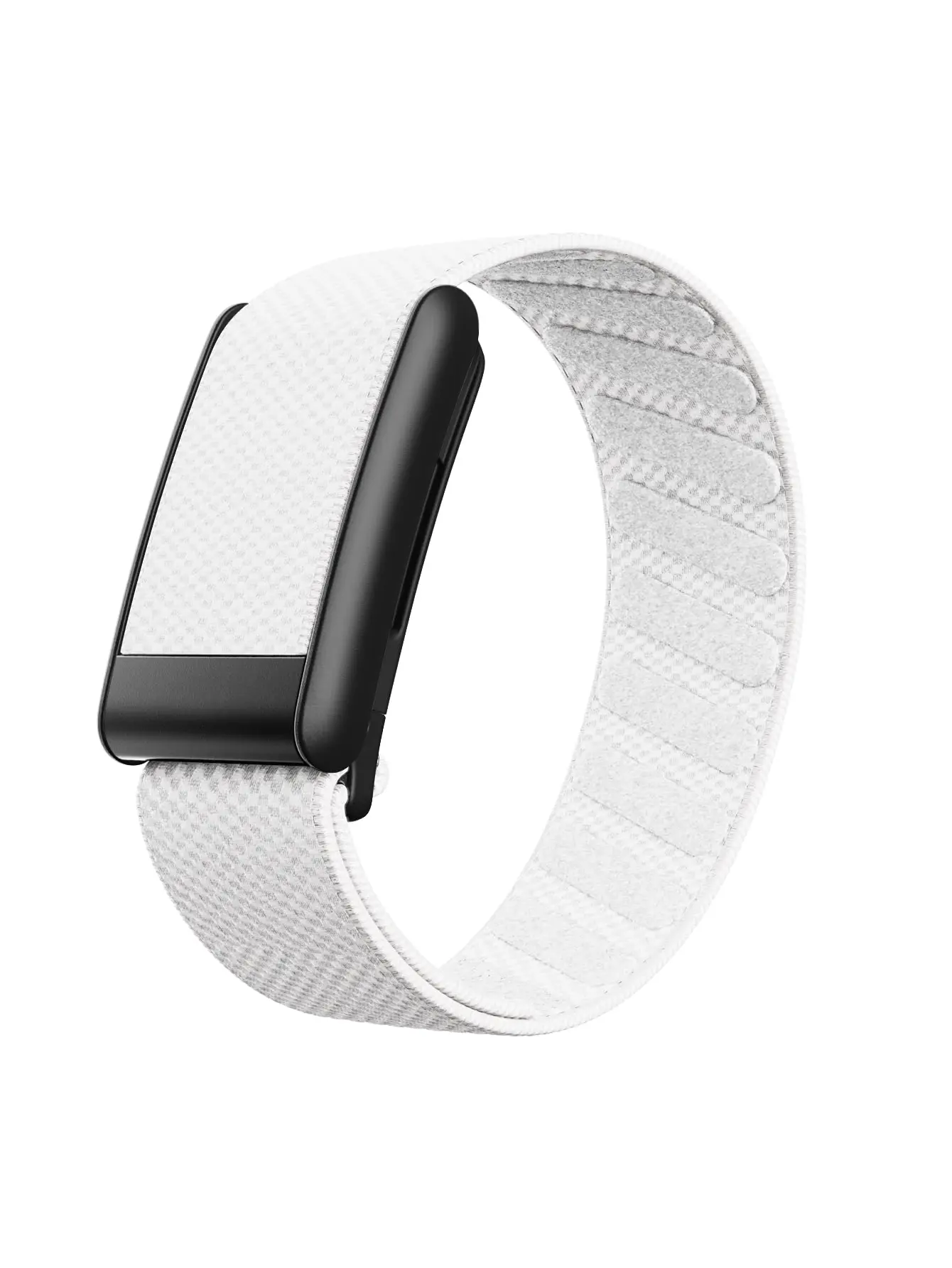 Unisex SuperKnit Wearable Band - White, Breathable Fitness Accessory with Adjustable Strap, Secure Fit for Gym/Running, Band Only (Tracker Not Included)