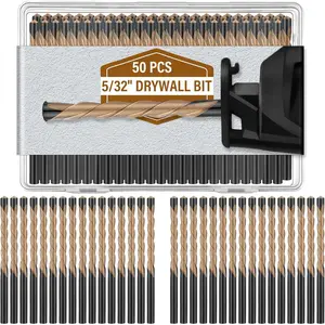 100 count Drywall Bit Drywall Guide Point  Router Bits Tools for Use with Spiral  (5/32")