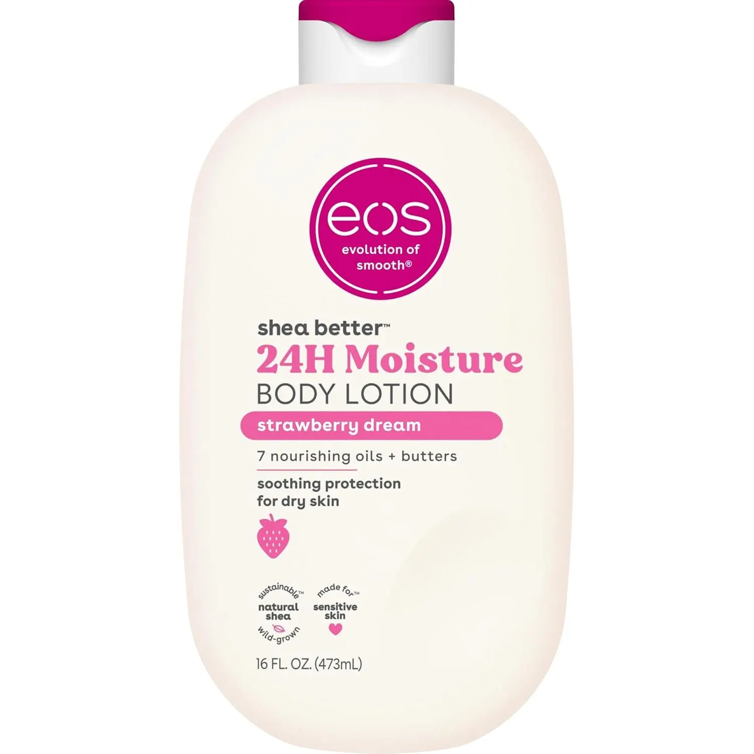 eos Shea Better Body Lotion, Pumpkin Chai, 24-Hour Moisture, 16 fl oz