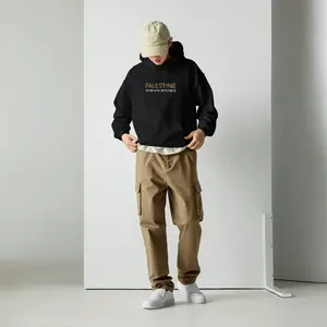Palestine Sweatshirt with coordinates of Al-Aqsa Mosque Casual Classic