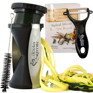 Veggie Spiralizer Vegetable Zucchini Spiral Slicer Food Noodle Maker Cutter with Ceramic Peeler Kitchen Utensils