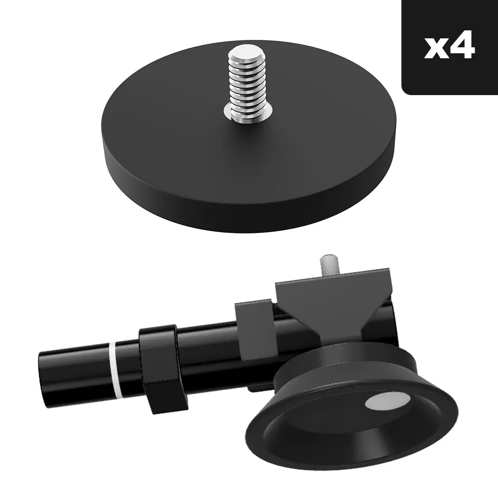 Magnets + Suction Cups