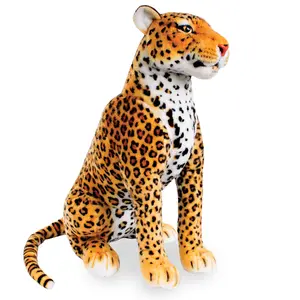 Real Planet™ Gold Cheetah Realistic Plush Stuffed Animal