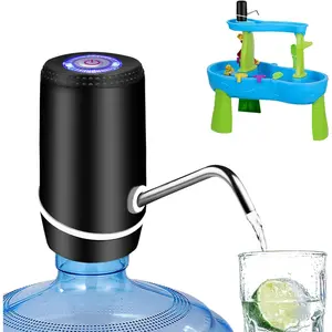 Water Dispenser for 5 Gallon Bottle, Electric Water Pump for 5 Gallon Jug with  and USB , Portable Automatic Water Jug Dispenser for Camping, Travel, Home, Kitchen, Office