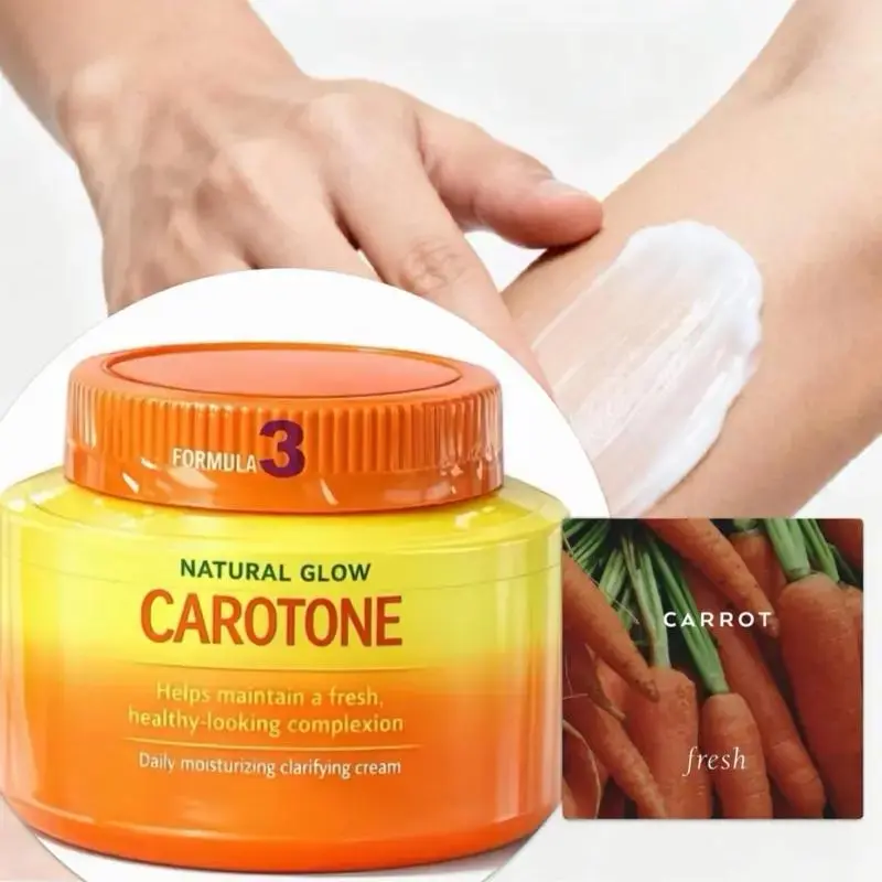 Natural Glow Carotone Clarifying Cream, Correct Dark Spots Even Skin Tone Brightening Body & Face Cream
