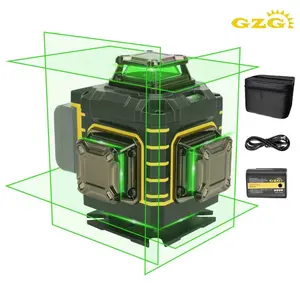 GZG super 16 Lines  Laser Level 4D, High Precision Measurement Tool for Construction & DIY Projects, Accurate Alignment System for Professional Results