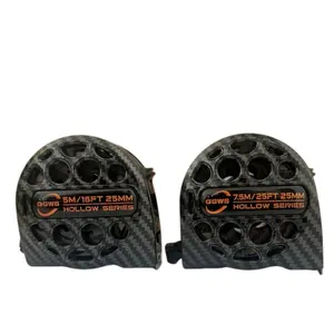 High Precision Carbon Fiber Tape Measure, Waterproof Dustproof, Dual Scale, Durable with Hook, Industrial Tools, Home Use