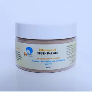 Kids shampoo powder made with mud and herbs. To clean to hair and detox the scalp. 4 oz container to mixte with Kids marabou oil and water