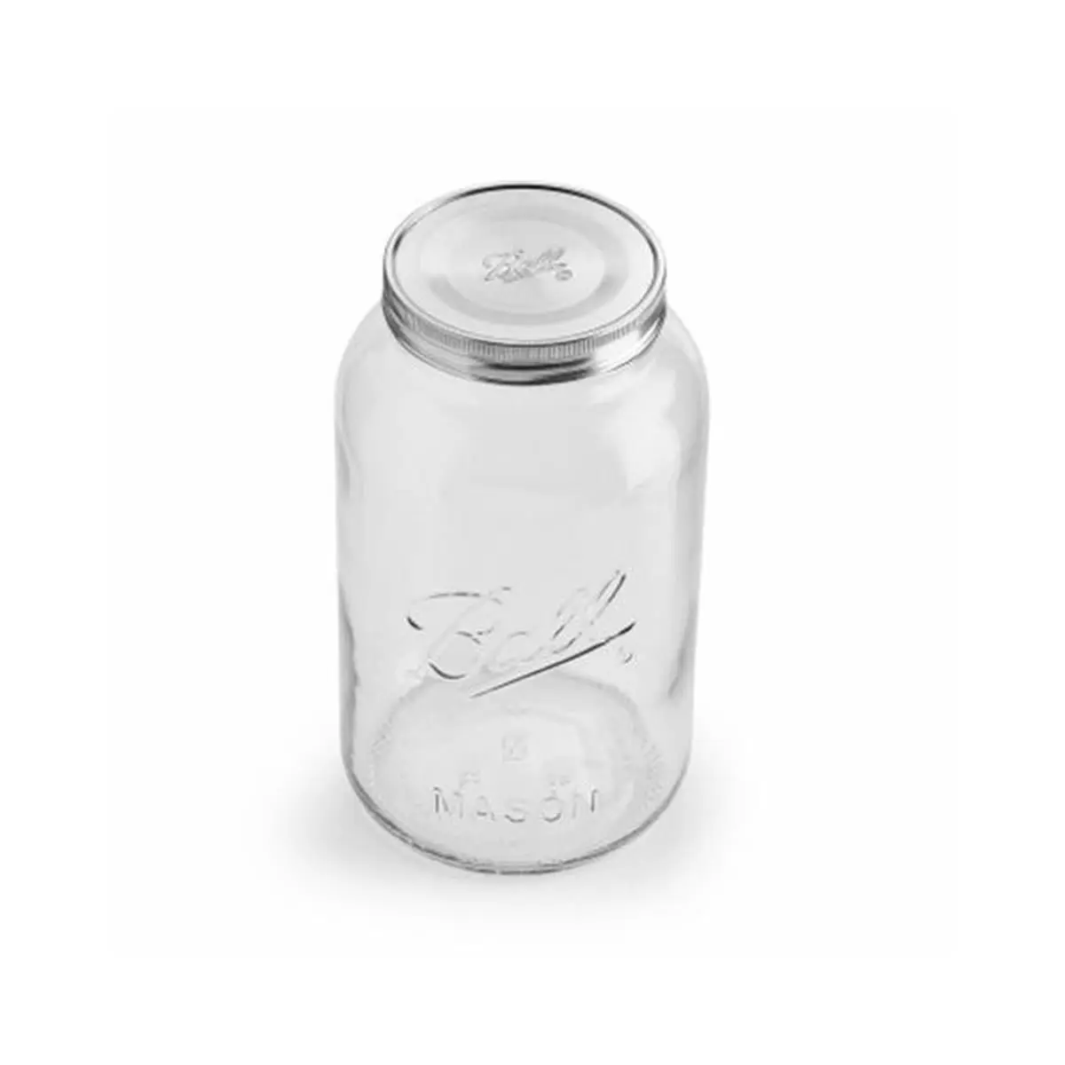 212 MAIN Decorative Ball Jar Canister Container 2-Pack - High-Quality Lockable Lid, Corrosion-Resistant Stainless Steel Reusable Food Storage Jar for Pet Feeding Supplies, Smart Kitchen Solutions, Bathroom Use