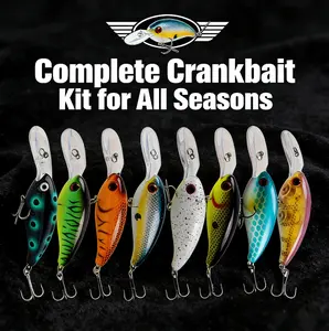 Fishing Lures Shallow Deep Diving Swimbait Crankbait Fishing Wobble Multi Jointed Hard Baits For Bass Trout Freshwater And Saltwater