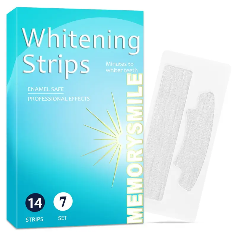 Teeth Strips, 7pcs Breath Freshening Teeth Stickers, Professional Teeth Strips for Beautiful Confident Smile, Removing Yellow Stains & Odor, Dental Care Oral Health Products