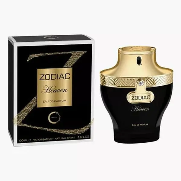 Zodiac Heaven Eau de Parfum  - Unisex 100 ml, Spray Frasco, Limón, Bergamota, Pimienta, Geranio, Jazmín, Cuero, Pachulí, Almizcle, Ámbar