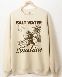 Salt Water Squatch Graphic Top