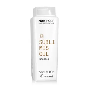 Morphosis Sublimis Oil Shampoo - Gentle Moisture Balancing & Softening Shampoo with Passionflower Seed Oil & Hydrolyzed Soy Proteins for Soft Silky Hair