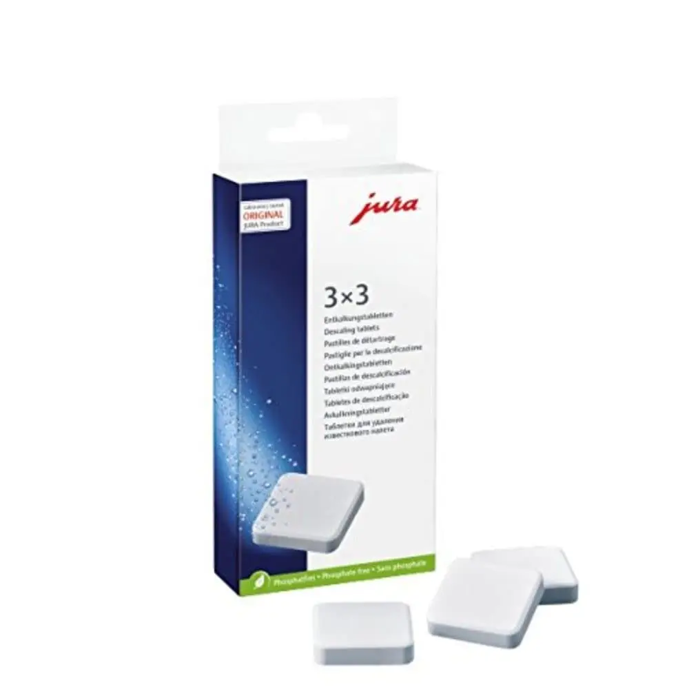 Jura 66281 Decalcifying/Descaling Tablets (9 tablets) 3 Count (Pack of 3)