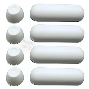 Toilet Seat Bumper Kit - Toilet Seat Risers & Toilet Cover Bumpers with Rubber Adhesive Pads - Bidet Compatible Toilet Seat Accessories for Cushioning & Protection - Pack of 4 Gadgetime USA