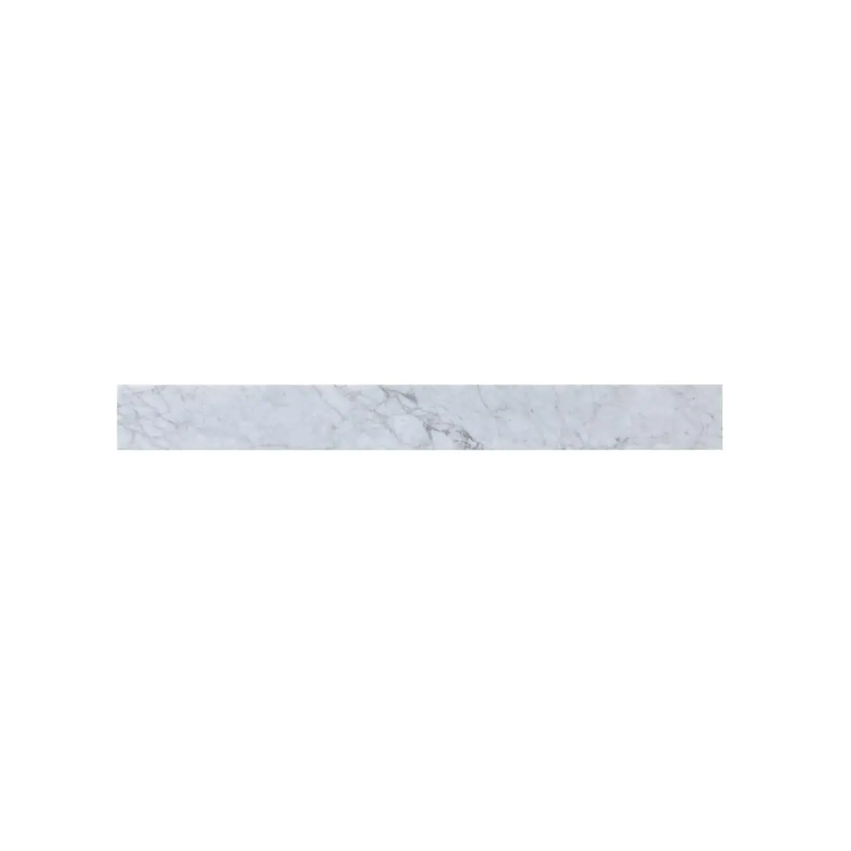 Elegant Decor BS1236CRA Traditional Carrara White Marble Backsplash - 36" Length, 0.75" x 4", Moisture-Proof, Mold-Proof, Water Guard for Kitchen (Home Improvement Building Supplies)