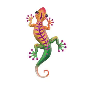 Regal Art & Gift Stripe Gecko Wall Decor 24" -Magenta