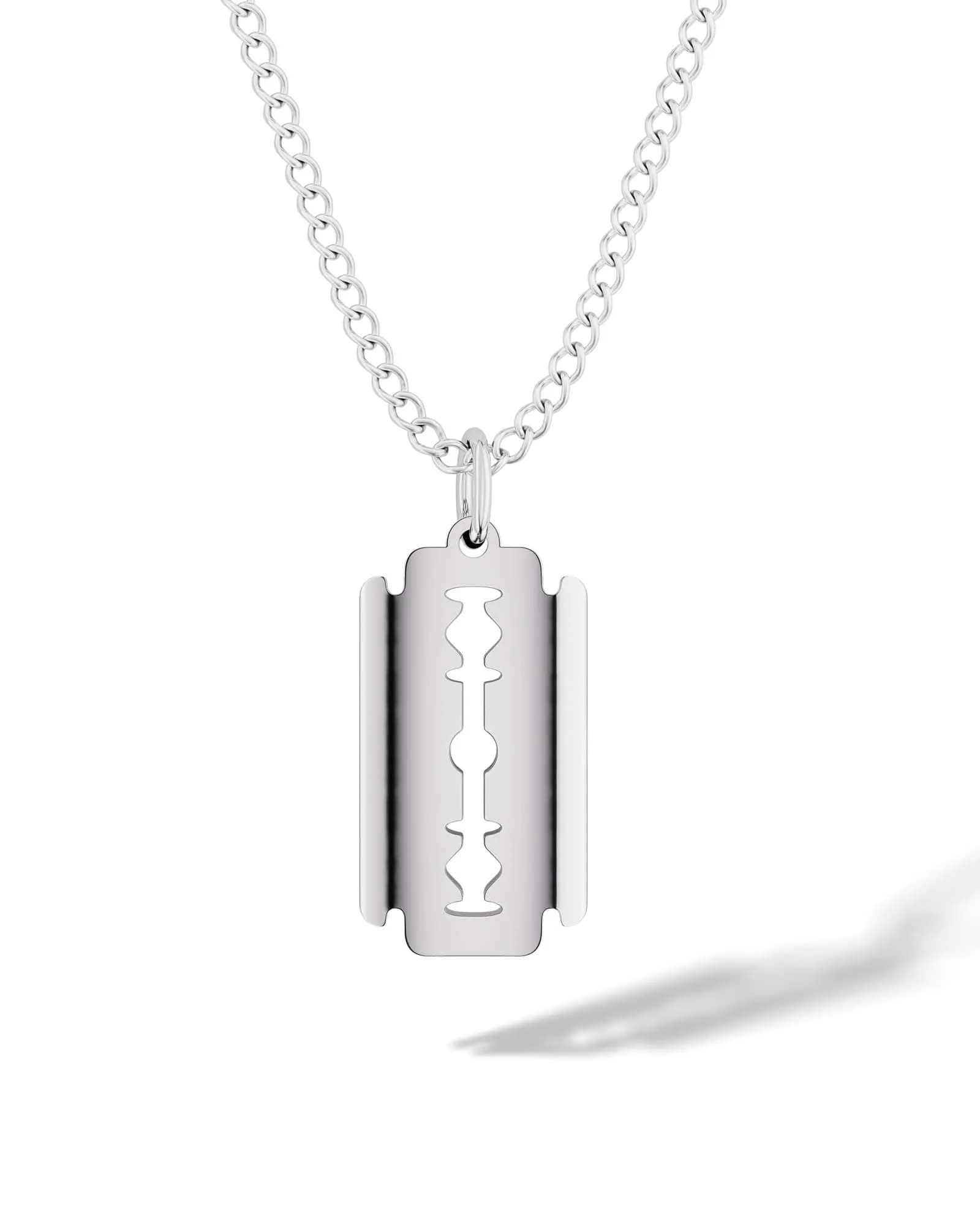 RTNZ Razor Blade Pendant Necklace For Men