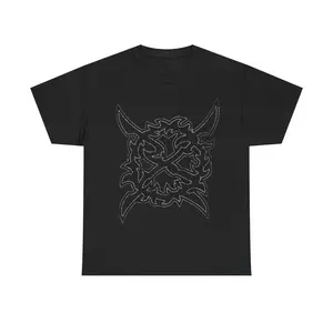 Ken Carson A Great Chaos X Photo Cross Tee, Album Shirts, Unisex Graphic Tees, Vintage Streetwear Style, 90s Music Merch, Y2K Clothing, Rapper Outfits, Tour Fashion, Hip Hop Concert T-shirt, Tweed, Print