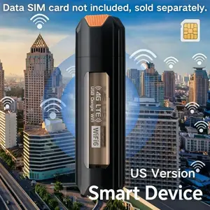 Joytutus fathersdaygift-【Requires a separately purchased data‑only SIM card】 4G LTE WiFi Smart Device 150Mbps USB Modem Unlocked Portable Car WiFi Adapter for Desktop PC Notebook TV Black Wireless Dongle Device fathersdaygift