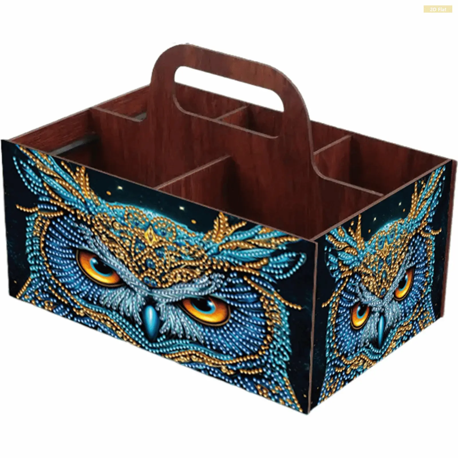 2D FlatCompleted Diamond Art Wooden Storage Box Handmade Jewelry Box Kits StoDiamond Painting Kit Comes with a Full Set of Professional Tools, Making it Easy for Beginners. DIY Artwork Kits can be Used to Decorate Any Space and also Make Impressive Gifts.