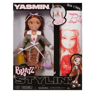 Bratz Stylin' Yasmin Fashion Doll with Customizable T-Shirt for You and Accessories Bratz Stylin' Yasmin Fashion Doll with Customizable T-Shirt for You and Accessories