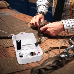 Electric Bobbin Winder Portable Bobbin Winder with Handle Automatic Bobbin Winder Machine USB/Battery Powered Bobbin Winder Household Electric Winding Machine for Sewing Crafts Project