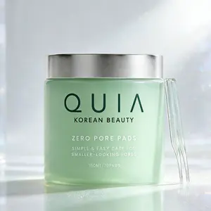 QUIA Korean Dual Textured Zero Pore Pads 150ml – Gentle Exfoliation for Visibly Smaller Pores & Silky Smooth Skin