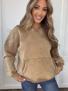 Gabby Acid Wash Fleece Hoodie