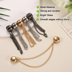 16Pcs Set of Magnetic Clothing Clips Clothing Magnets - Sewing Clips, Safety Pins, Fabric Magnets, Pins, Curtain Magnetic Buckles, Leg Fixing Buckles, Anti-Exposure Buckles, Skirt Decorative Buckles