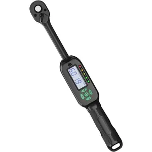 Digital Torque Wrench 5-99.5 ft-lbs./6.8-135Nm, 3/8 Inch Mini Torque Wrench Digital, +-2% Torque Accuracy,  Torque Wrench with Preset Value, Buzzer and LED Notification
