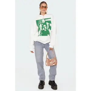 Mono Print Hoodie