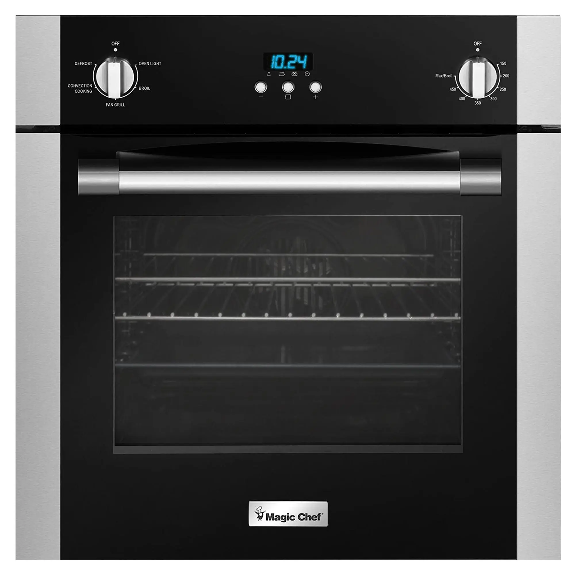 Magic Chef MCSWOE24S 2.2 Cubic Foot Built In Programmable Wall Convection Oven