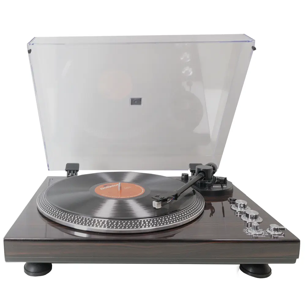 Record Player,Turntable With Audio Wireless, Vintage Turntable For Vinyl Records, Belt-Driven Turntable, Pre Ampufier, 33 Or 45 RPM, RCA Line LP Vinyl Players For Sound, Aluminium Platter,Gifts for music lovers!