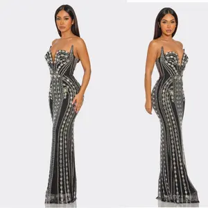 Riri Luxe Embellished Dress