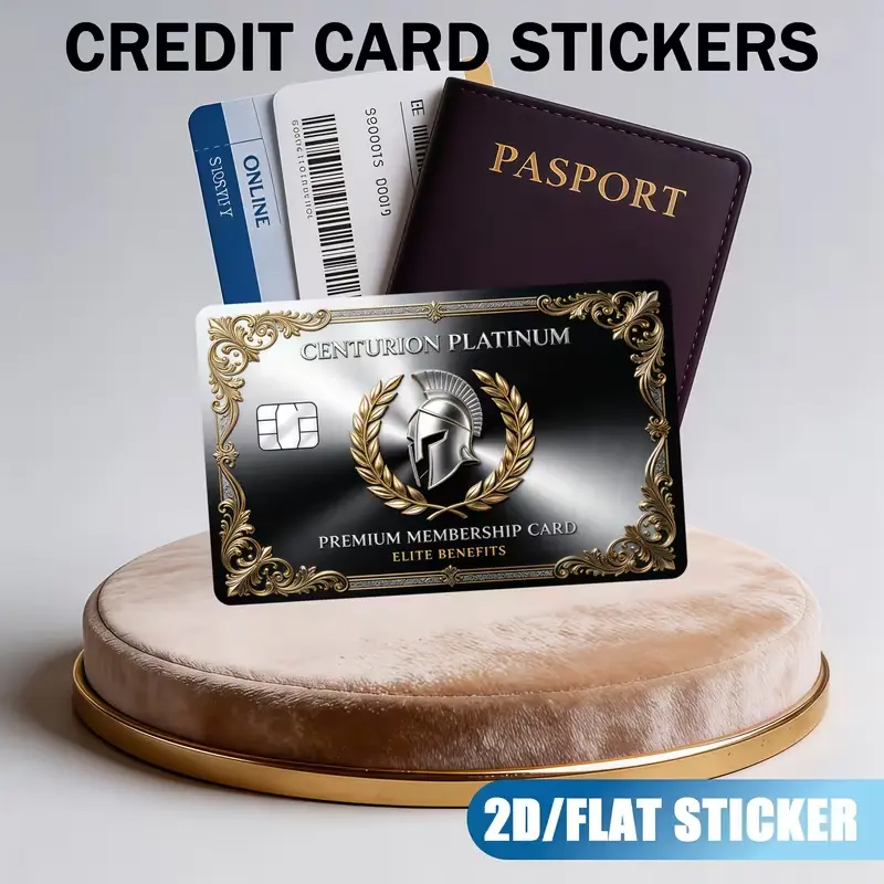 Centurion Platinum Credit Card Skin, Luxury Premium Card Sticker